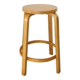 Bar stool 64 by Alvar Aalto for Artek, Finland 1980s