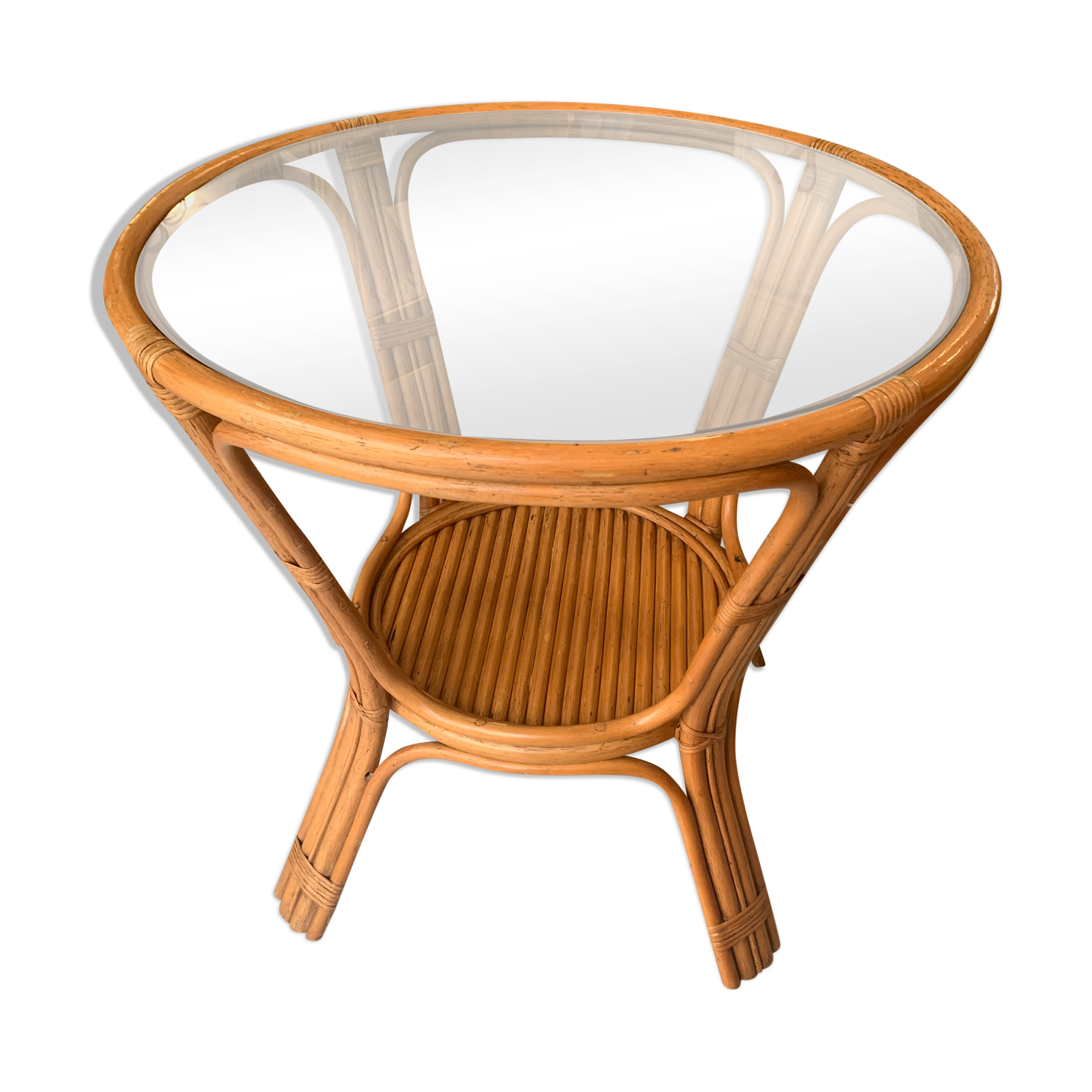 Rattan table