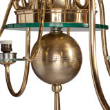 Great chandelier 6 lights with glass cups