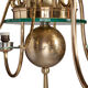 Great chandelier 6 lights with glass cups