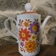 Vintage coffee pot Winterling Bavaria – Seventies floral decor