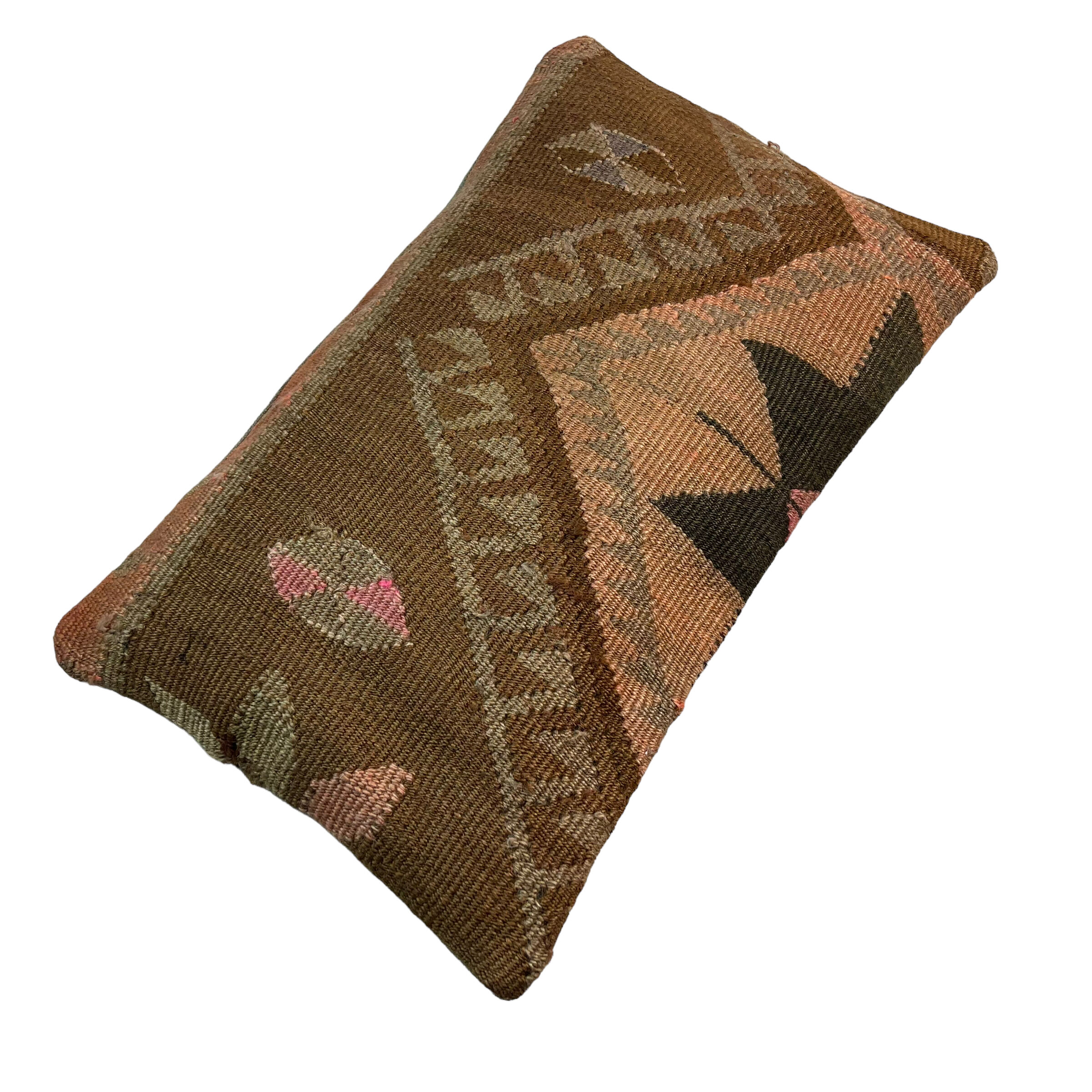 Turkish handmade kilim cushion cover , 30 x 50 cm