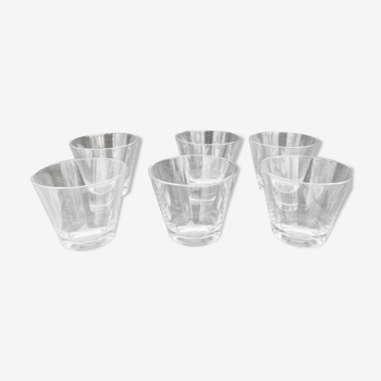 Verres vintages verres transparents bormioli  rocco