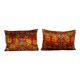 Set of 2 vintage velvet cushion covers 56x38 cm
