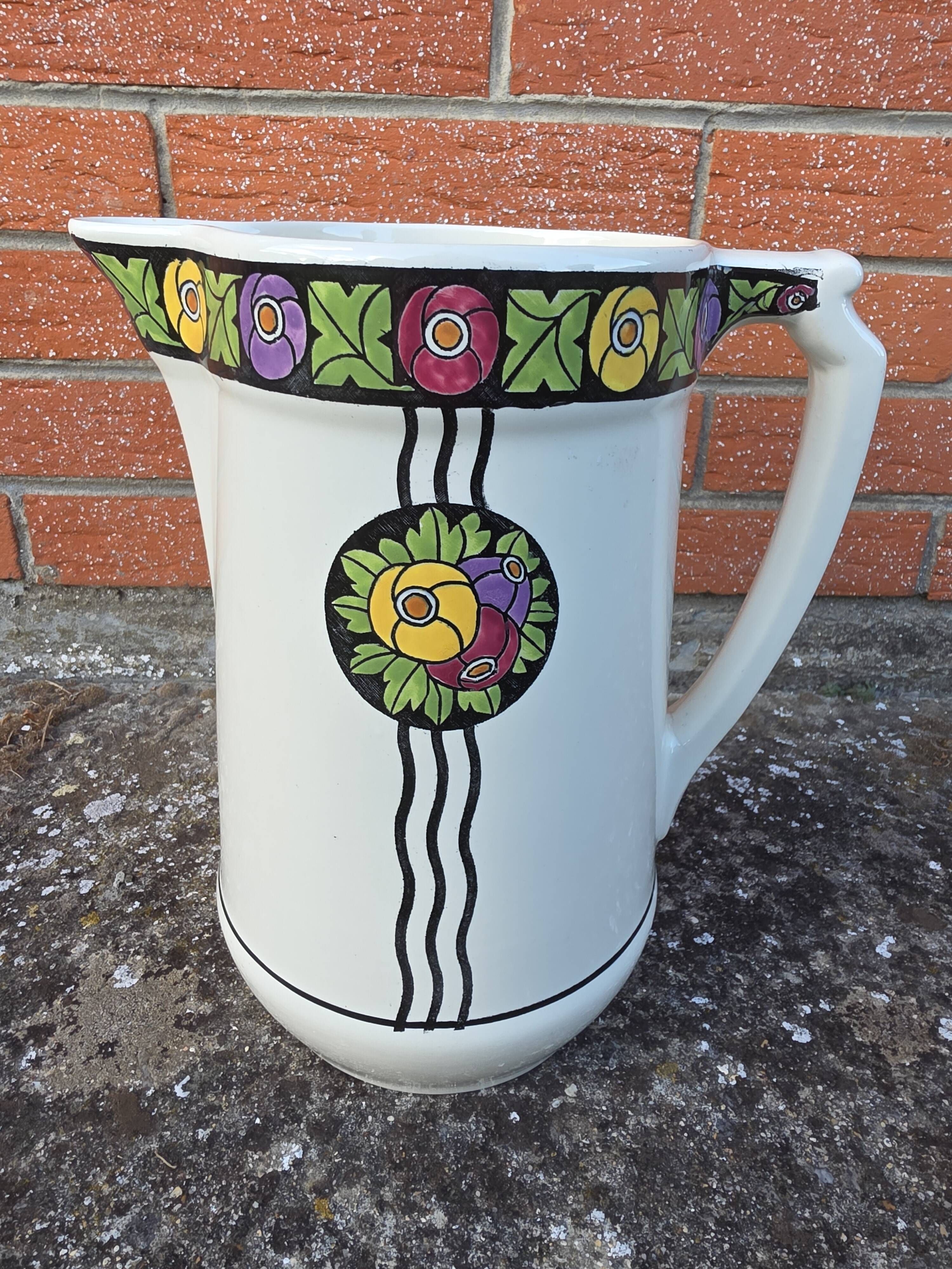 Large Art Deco jug 1930 Boch Frères Keramis – Charles Catteau