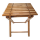 Folding wooden stool