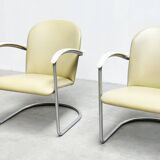 Paire de chaises longues modèle 414 par WH Gispen modèle 414