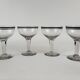 Set de 4 verres à cocktail années 20-30