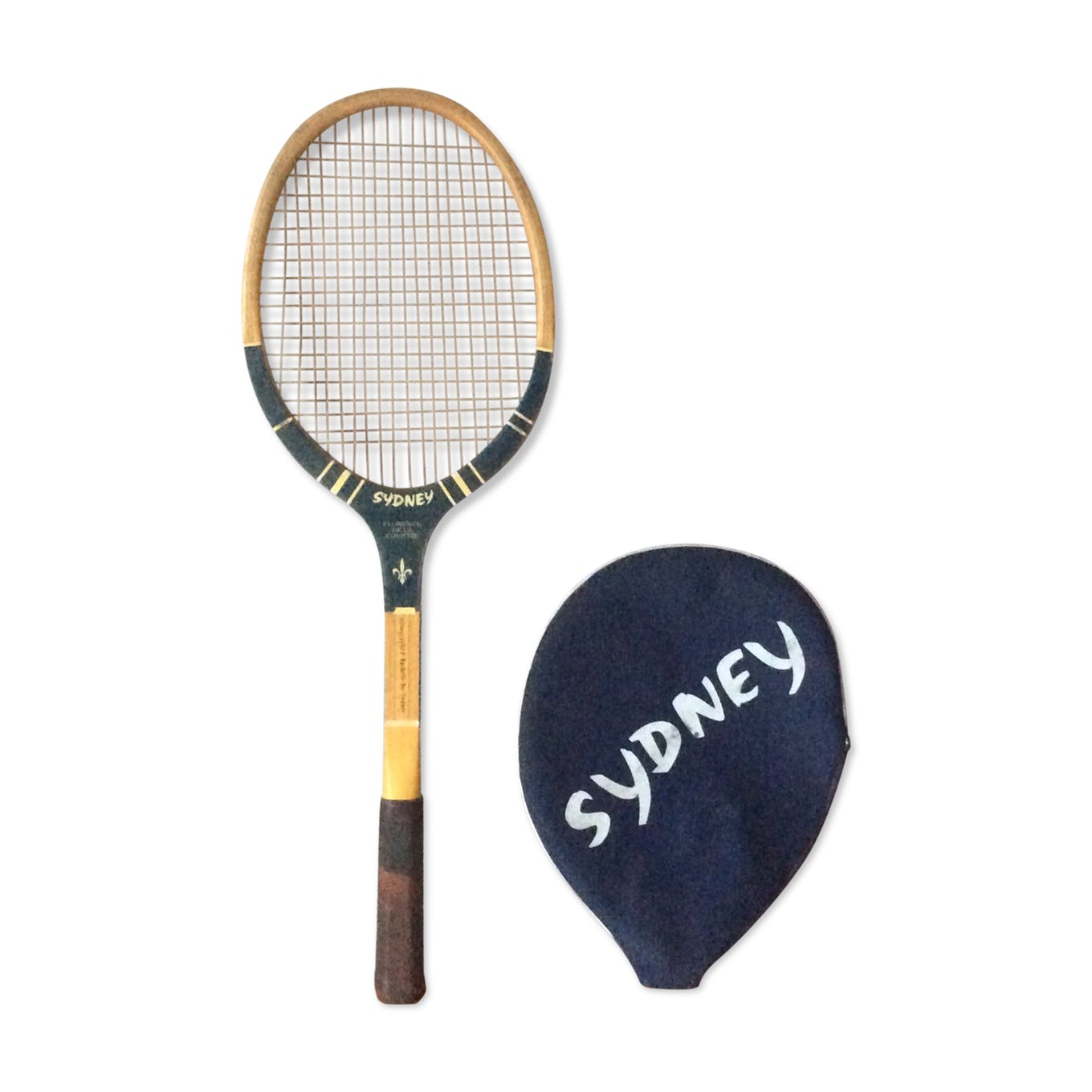 Racquet frame Sydney, vintage wood.