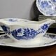 Derby Sarregemines 52-Piece Dinnerware Set, Deep Blue