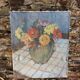 Still life bouquet A.L Murgier, old painting flowers