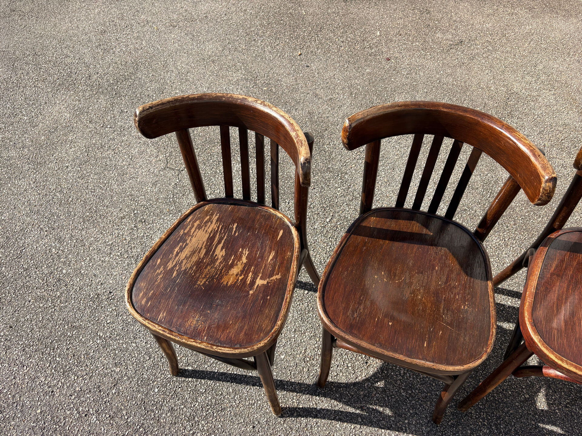 Set of 4 bistro chairs