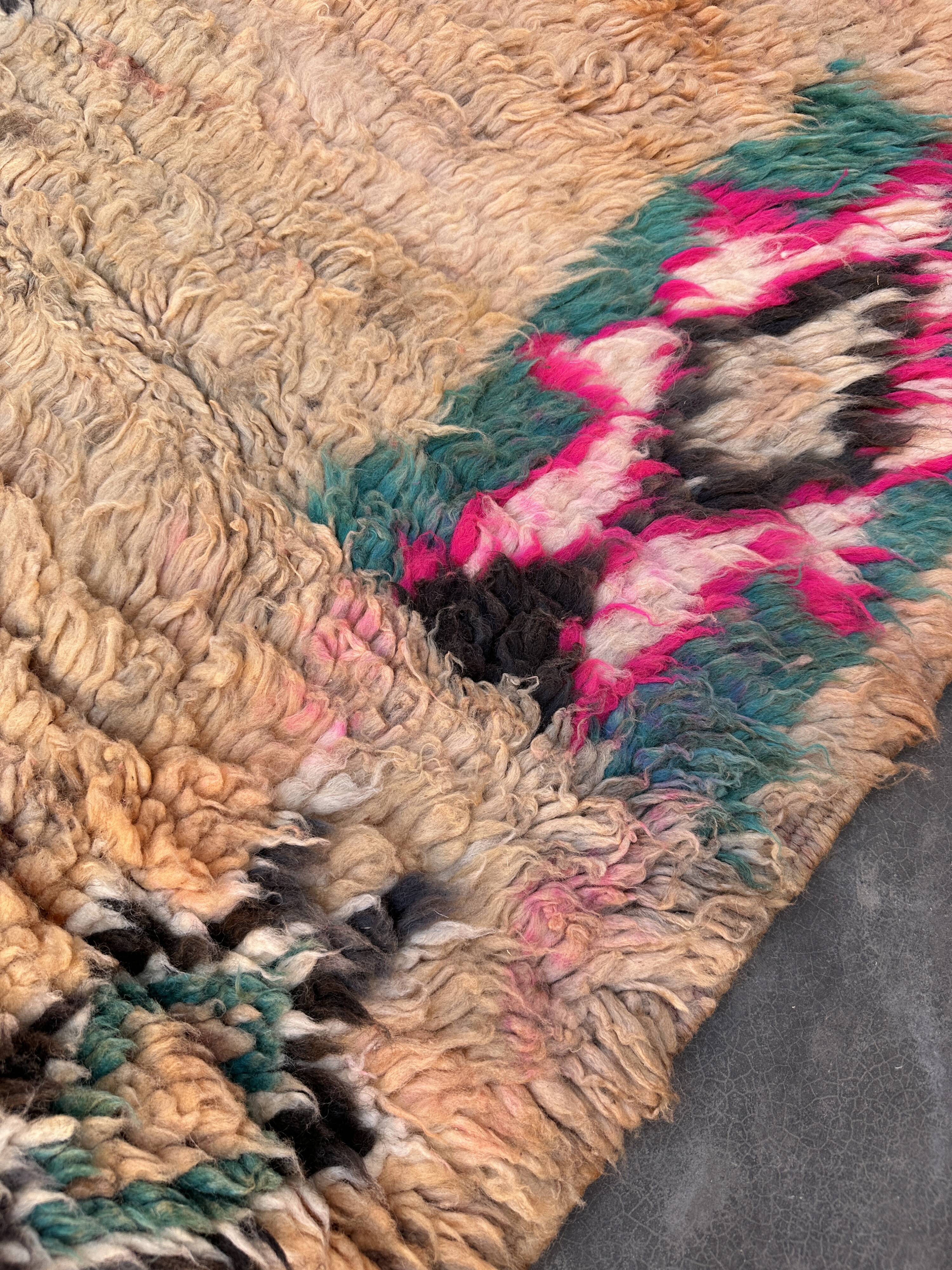 Tapis Marocain Boujad coloré - 325 x 181 cm