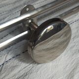Metal wall coat rack