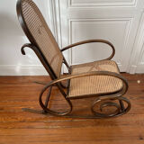 Rocking chair cannage