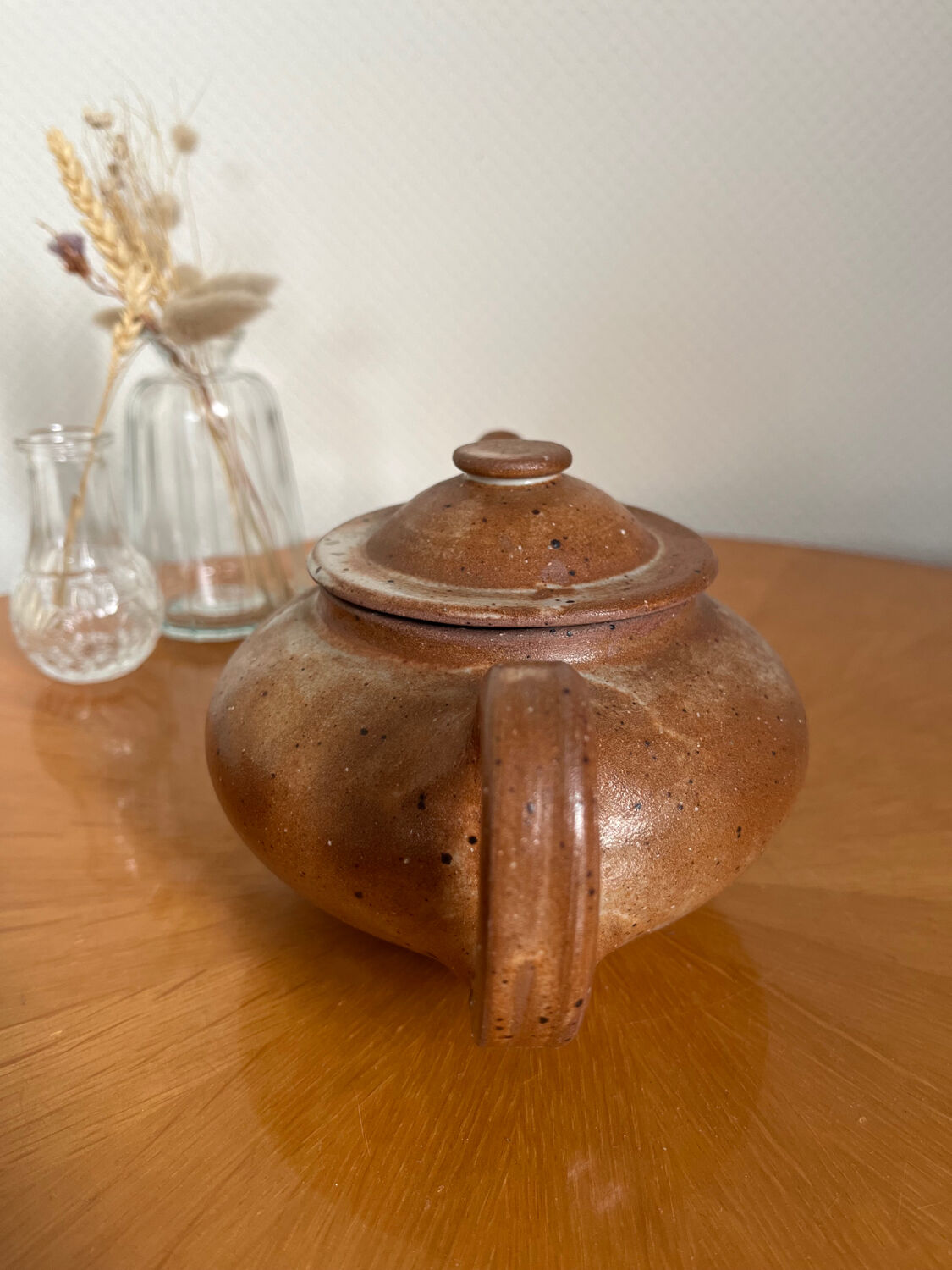 Théière en grès 1960 vintage
