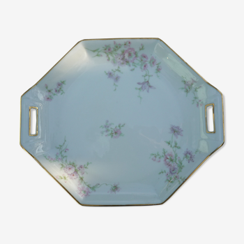 Plat à gâteaux en porcelaine de Limoges début XX ème siècle