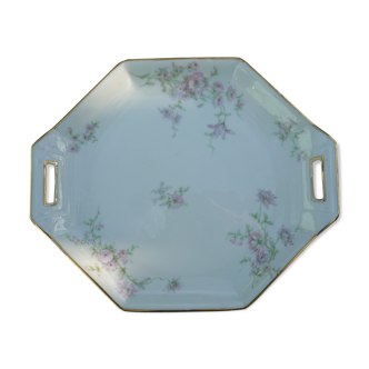 Limoges porcelain cake dish at the beginning of the 20th century