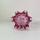 Large empty pocket or vintage pink Murano glass vase