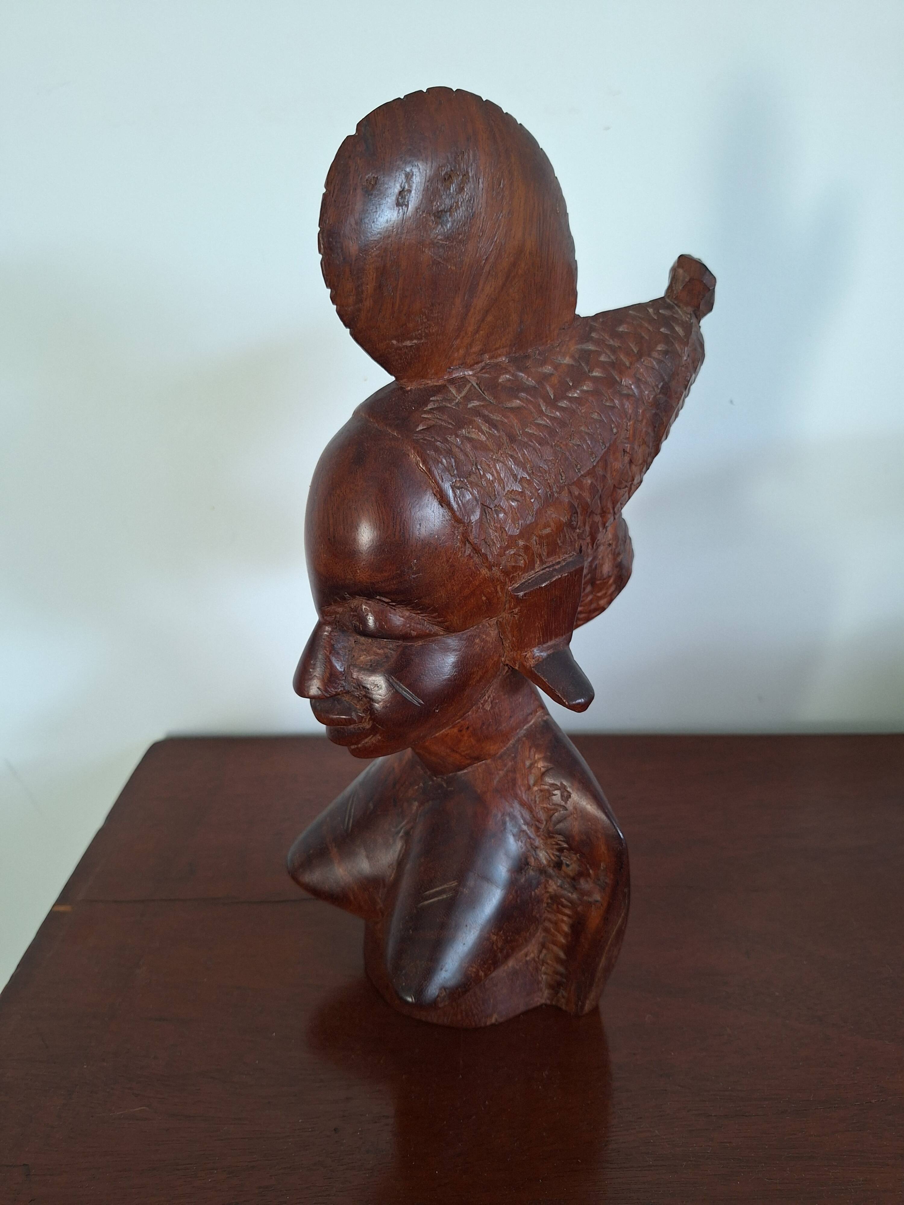 Vintage African bust