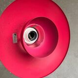 Red pendant lamp model 728 Danish mid-century by Horn, 1960s.