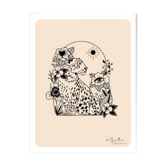 Illustration "Leopard" A4
