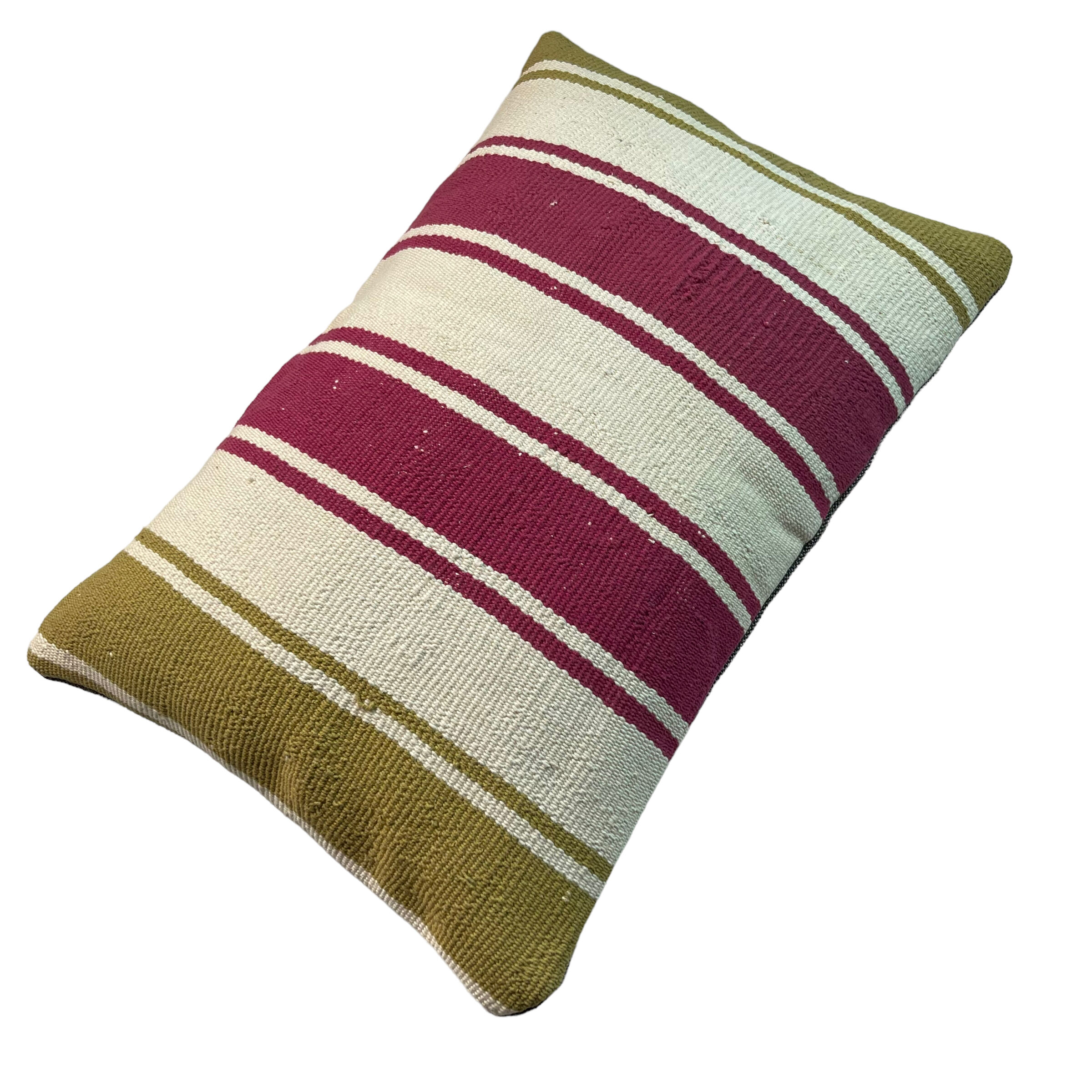 Vintage turkish kilim cushion cover , 40 x 60 cm