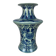 Chinese porcelain vase, blue, 20th century.