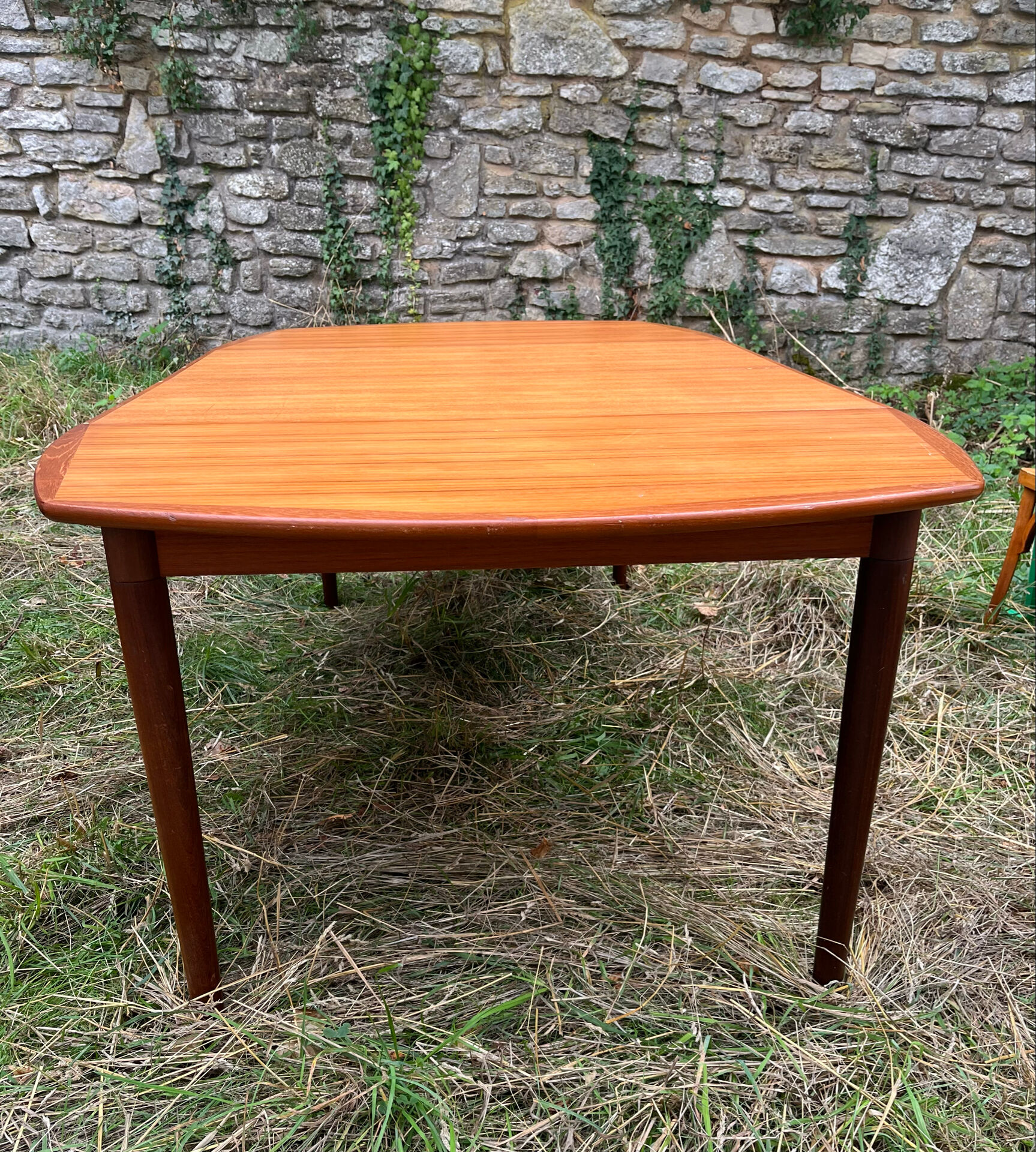 Table à rallonges bois vintage Années 60