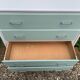 Vintage 1950s compass foot chest of drawers