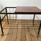 Range-vinyl service in formica and brass 70s