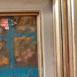 Rest, oil on canvas mounted on cardboard signed Dassimov