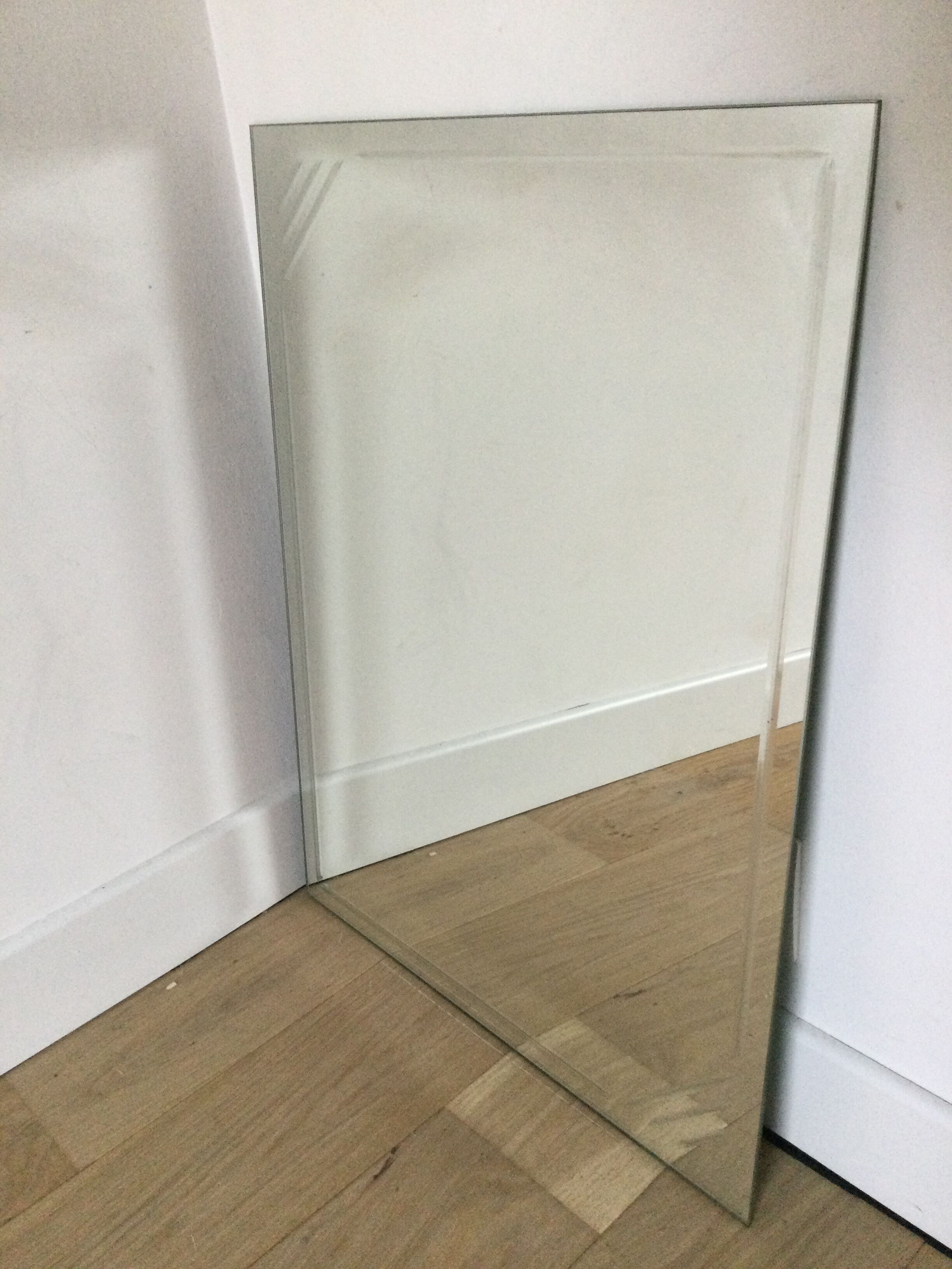 Bevelled vintage mirror  45x60cm