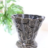 Antique ceramic pot cover, vintage