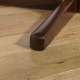 Mid-century round rosewood extendable dining table, Denmark, 1960s