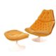 Vintage Artifort F588 swivel chair with ottoman – Harcourt design