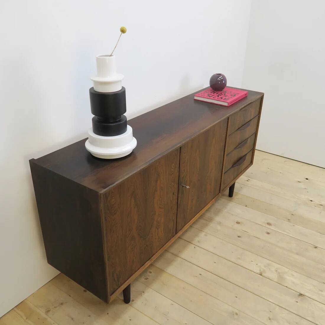 Rosewood sideboard by Erling Torvits for Klim Møbelfabrik, Denmark 1960.