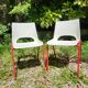 Duo of vintage and designer children's chairs. Kindergarten. 1980.