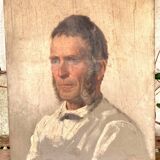 Old portrait of a man with a rouflaquettes