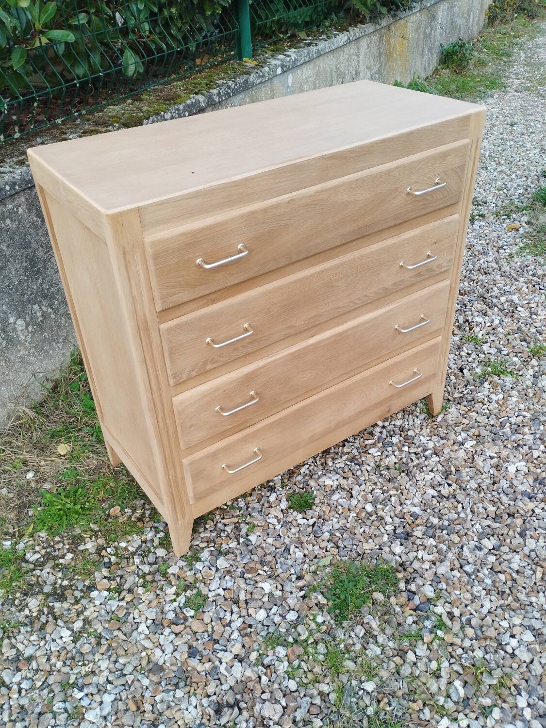 Commode ancienne vintage pieds compas