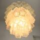 Large Mid-century Italian Glass Cascade Chandelier