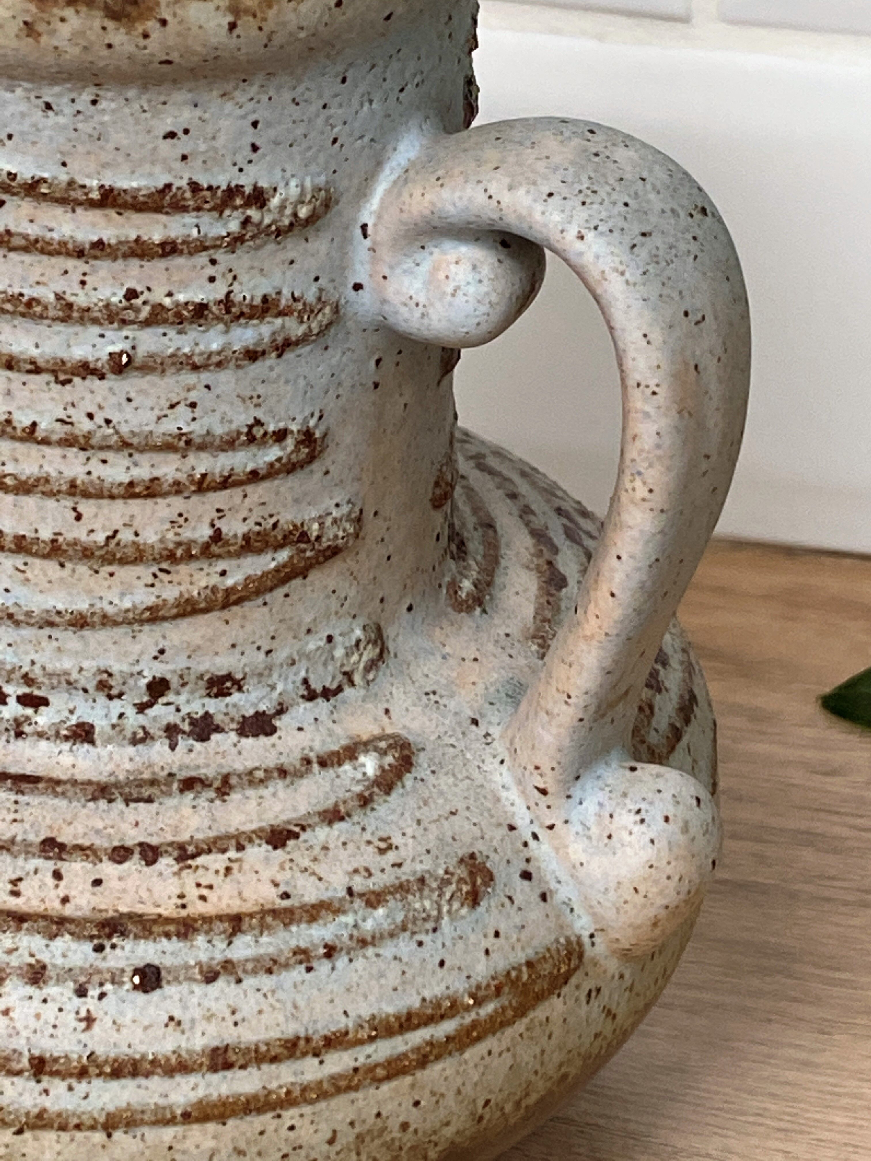 Vintage ceramic vase Strehla Germany