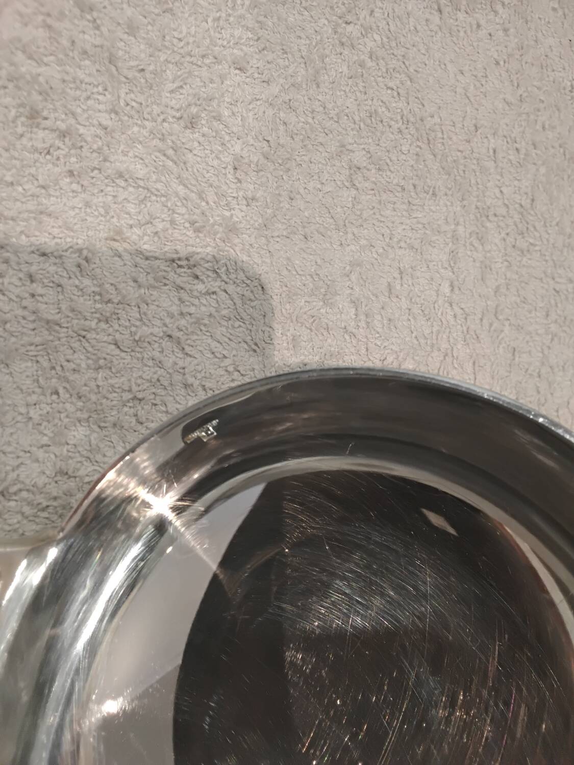 Christofle Vendome silver plated soup ladle, goldsmith, 31.5cm