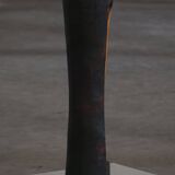 Large wooden sculpture "Black Elegance" by Ole Wettergren, Denmark, 1990s.
