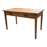 Oak veneer desk 1950