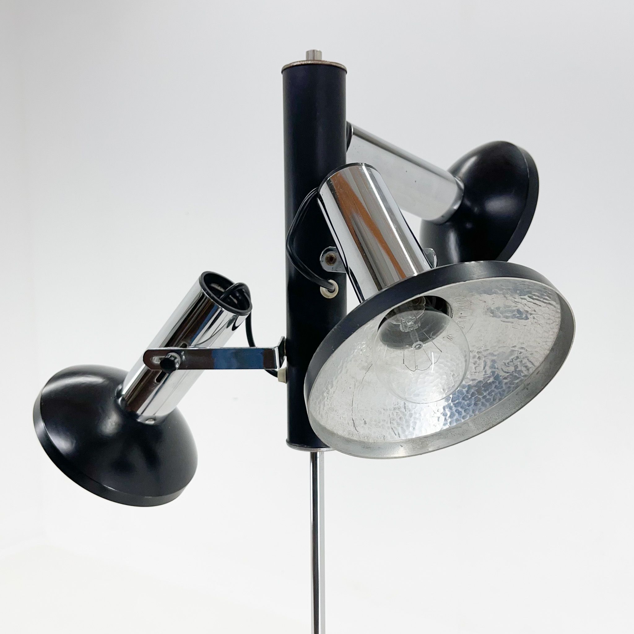 1960's Chrome 3 Spot Floor Lamp, Italy
