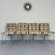 Set of 4 old Saporiti Italia chairs from the 1970s, Ernes design