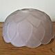 french vintage artichoke style glass replacement shade with scalloped edge