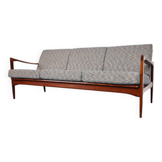 Mid Century Vintage, Teak Sofa, model: Candidate by Ib Kofod Larsen for O.P.E 1960s, Sweden