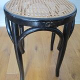 Two stools caned Berc Antoine